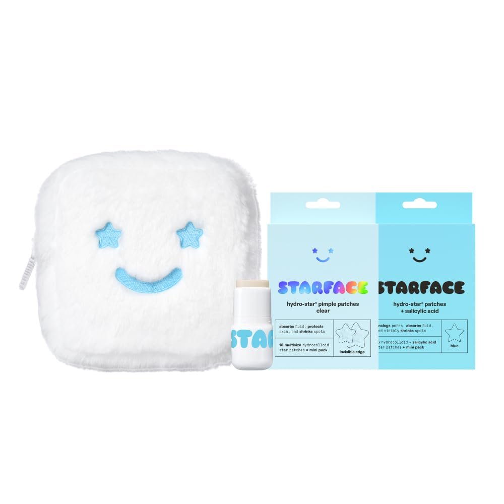 Pimple patches and lip balm set