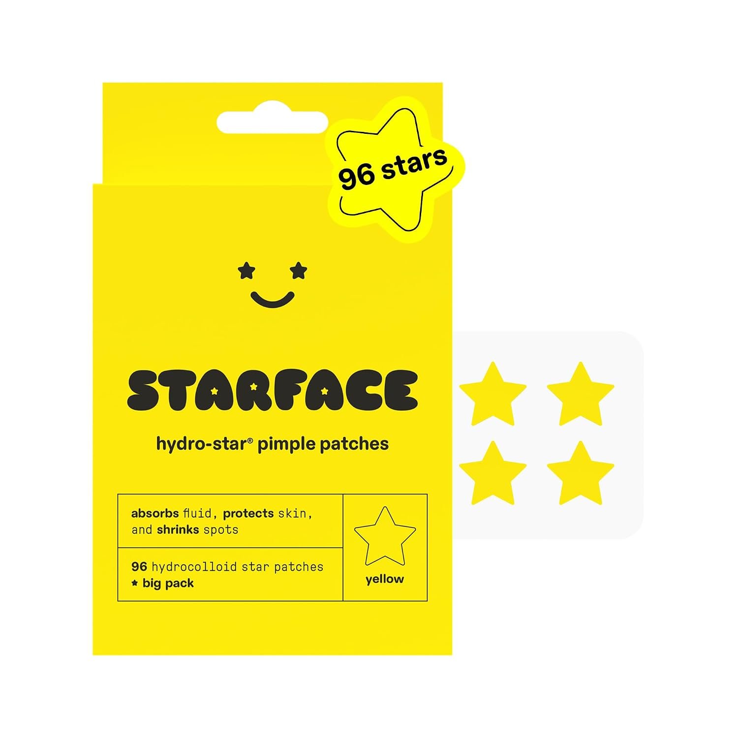 Yellow pimple patches by Starface