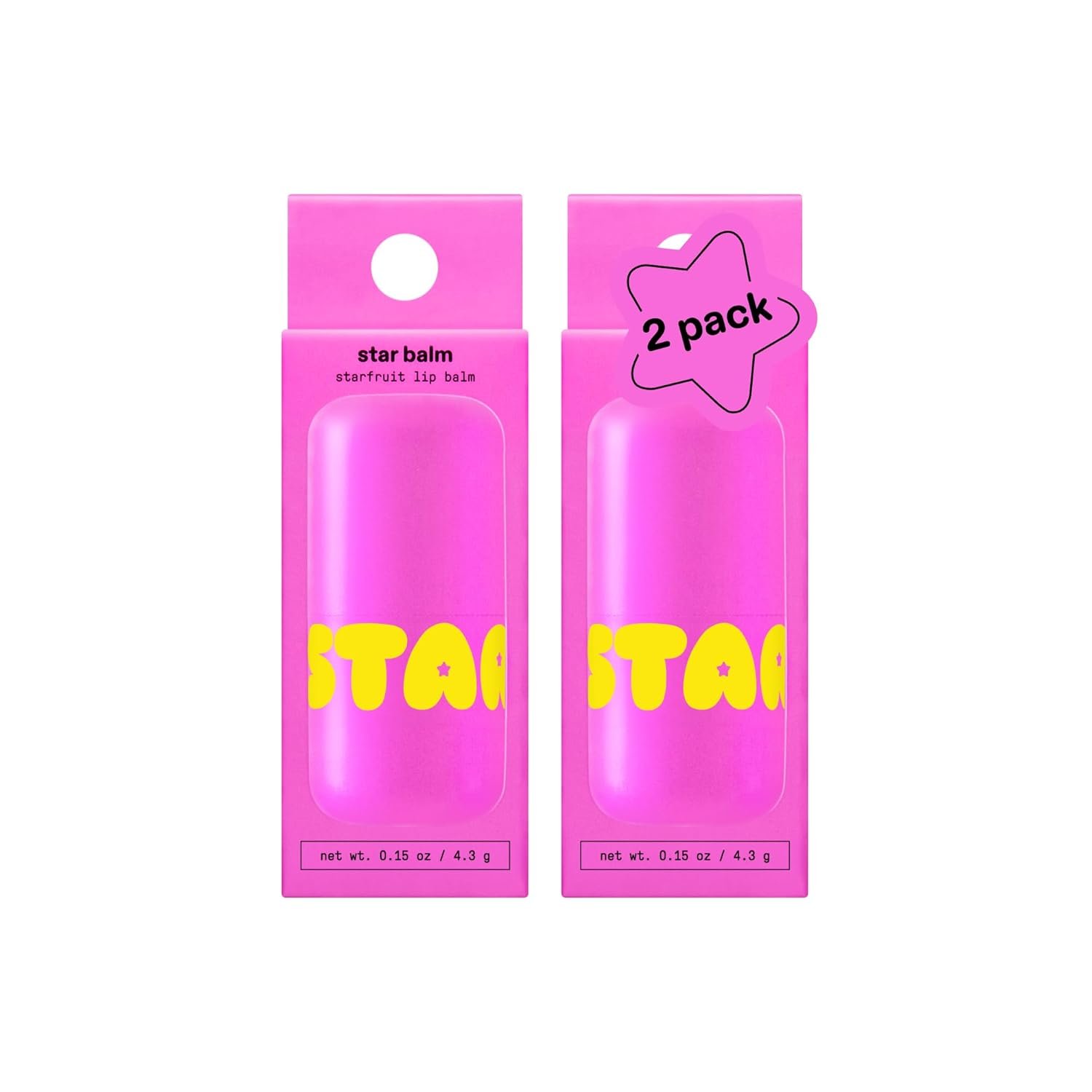 Hydrating starfruit lip balm